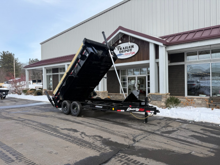 New Liberty 6'11" x 14' Telescopic Dump Trailer 15.4K