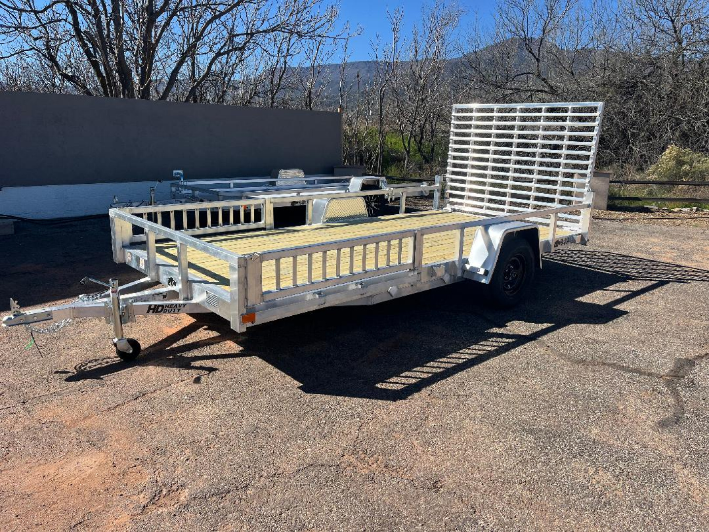 New 2026 Black Rhino EXS714 Equipment Trailer 7'x14'