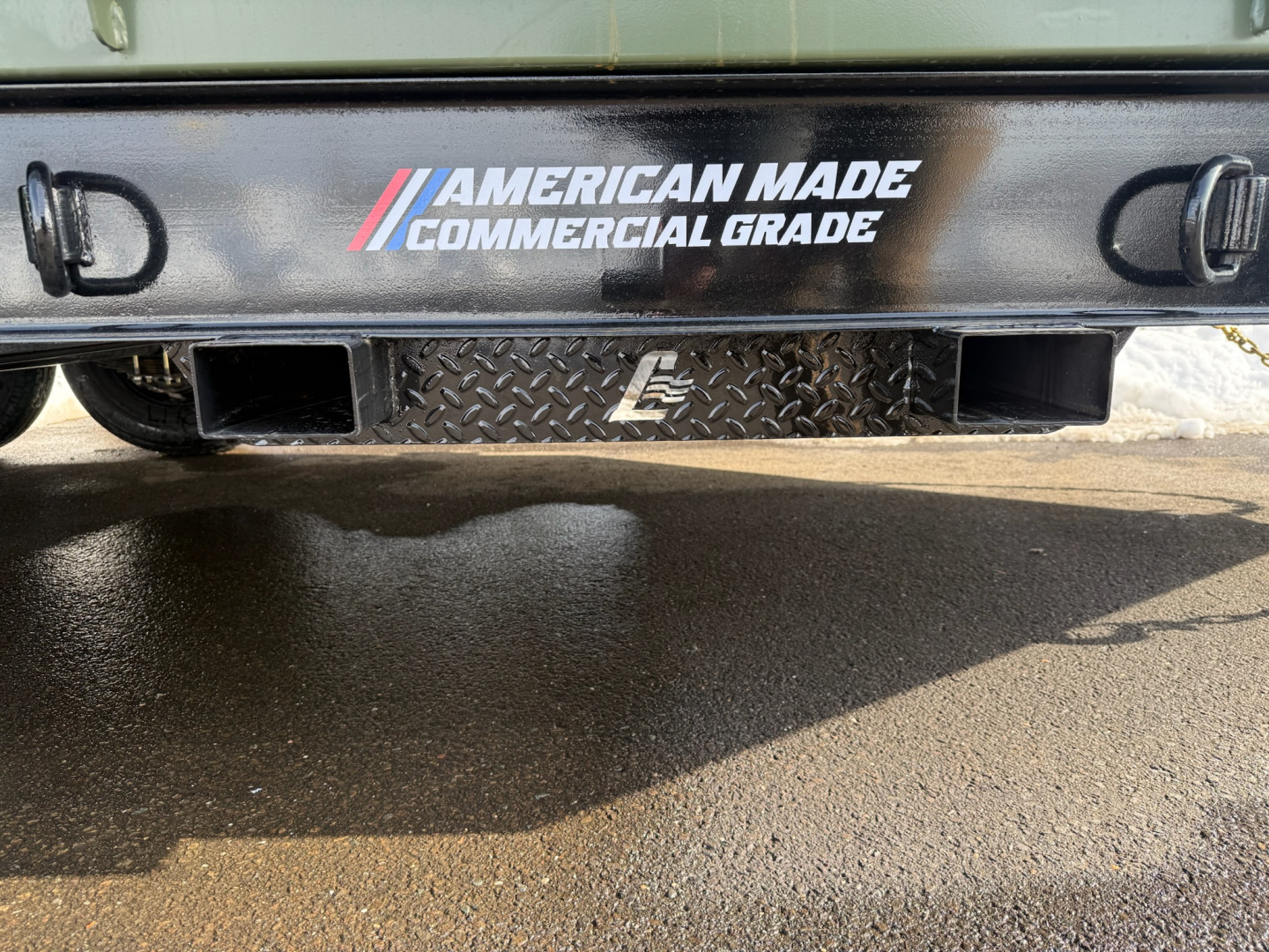 New Liberty 6'11" x 14' Telescopic Dump Trailer 15.4K