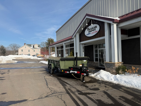 New Liberty 6'11" x 14' Telescopic Dump Trailer 15.4K