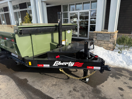 New Liberty 6'11" x 14' Telescopic Dump Trailer 15.4K