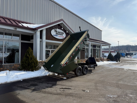 New Liberty 6'11" x 14' Telescopic Dump Trailer 15.4K