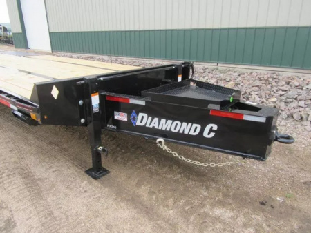New 2026 28' 25K Diamond C PX210 Pintle Hitch Trailer