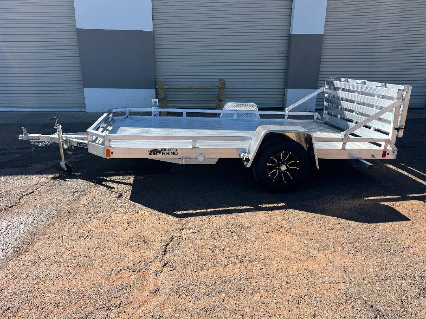 New 2026 Black Rhino LPS8112A ATV Trailer 7'x12'