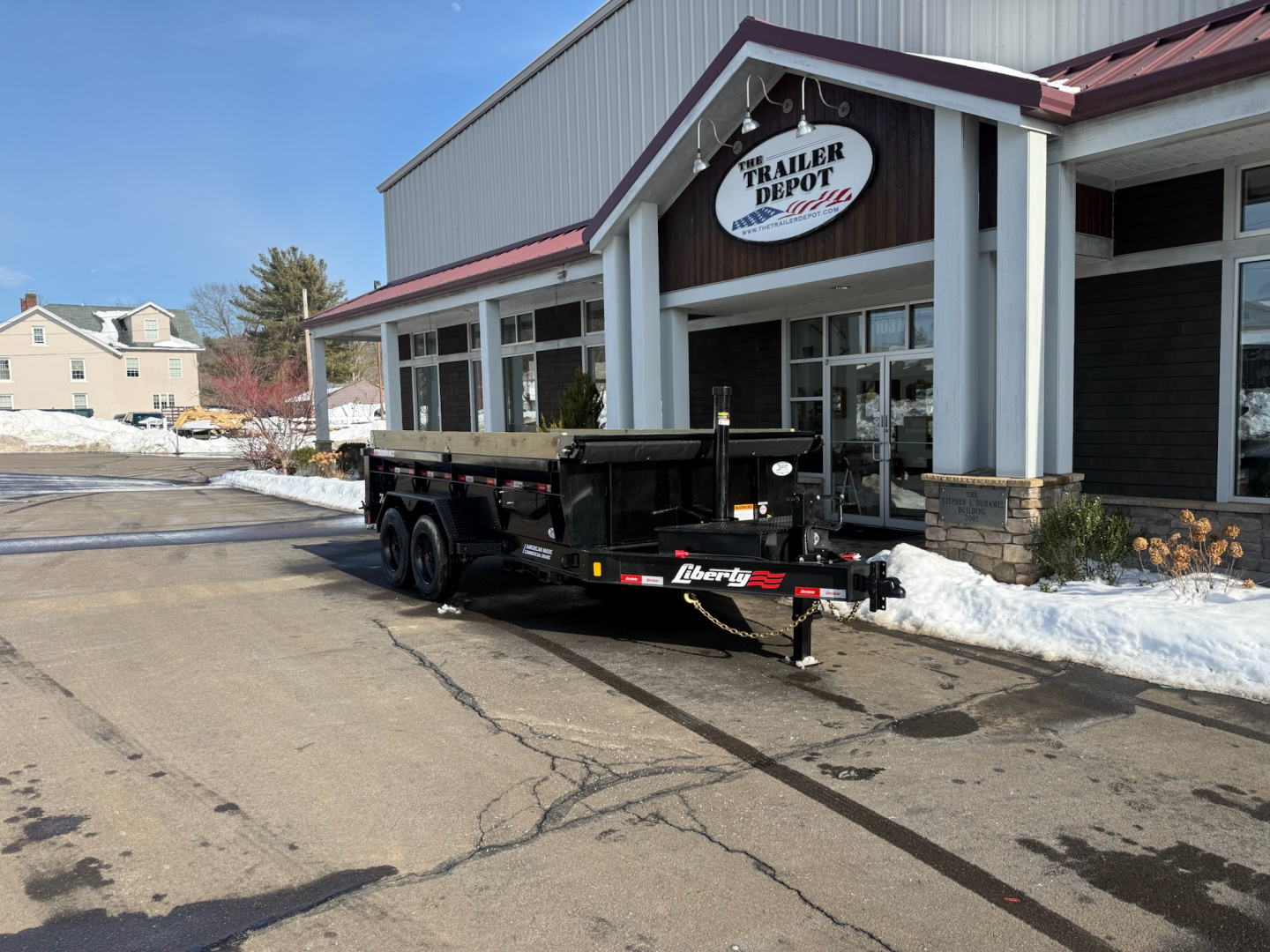 New Liberty 6'11" x 14' Telescopic Dump Trailer 17.5K