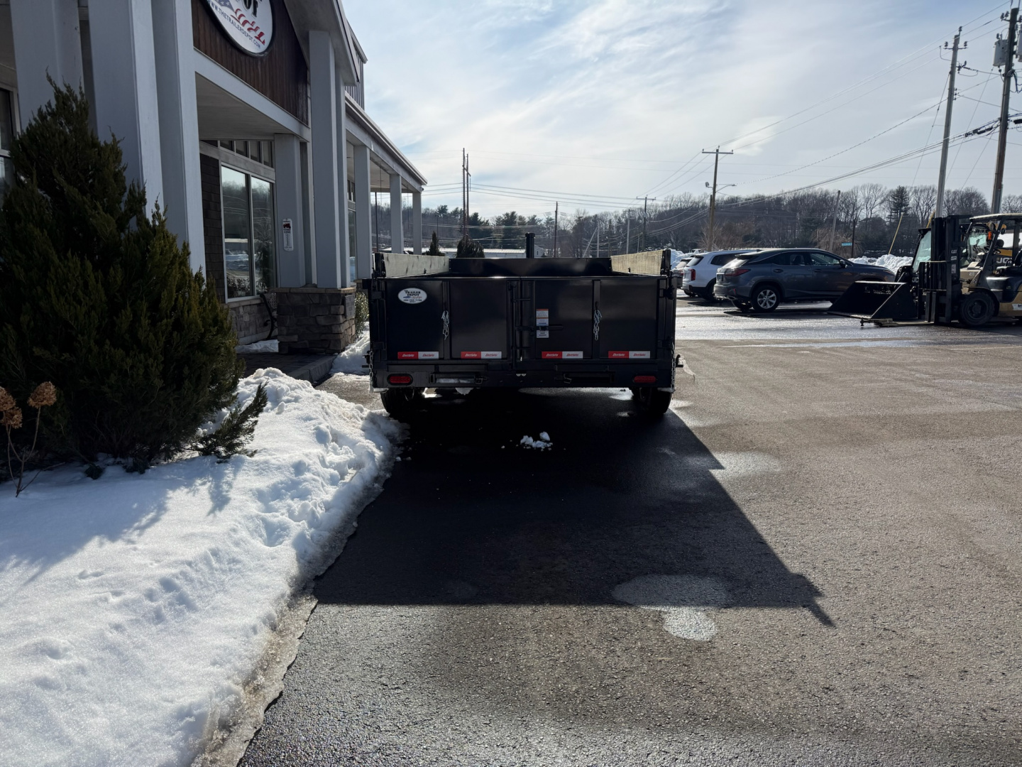 New Liberty 6'11" x 14' Telescopic Dump Trailer 17.5K