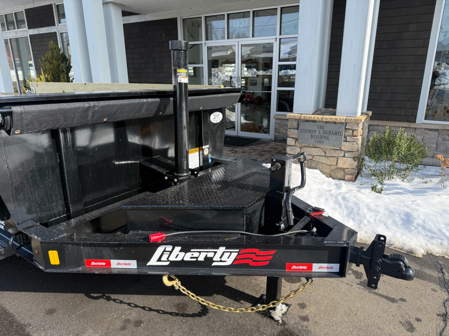 New Liberty 6'11" x 14' Telescopic Dump Trailer 17.5K