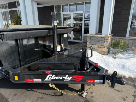 New Liberty 6'11" x 14' Telescopic Dump Trailer 17.5K
