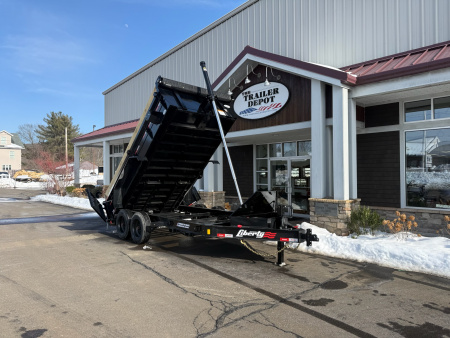 New Liberty 6'11" x 14' Telescopic Dump Trailer 17.5K