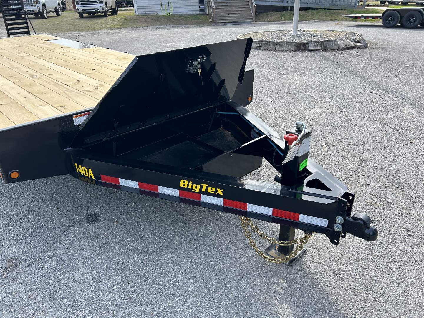 New 2026 Big Tex Trailers 14OA Deckover Trailer, 8.5' x 21ft Deck+3ft Dovetail=24ft ) #11,220 Payload