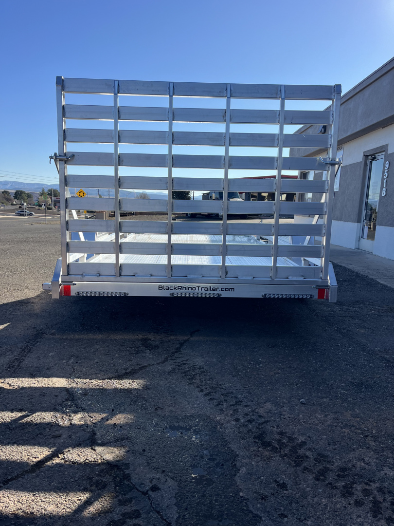 New 2026 Black Rhino LPS8114A ATV Trailer 7'x14'