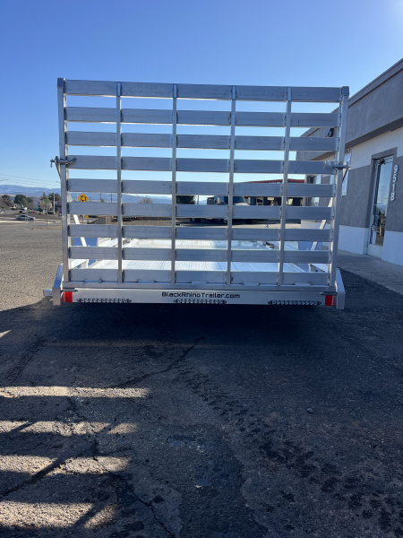 New 2026 Black Rhino LPS8114A ATV Trailer 7'x14'