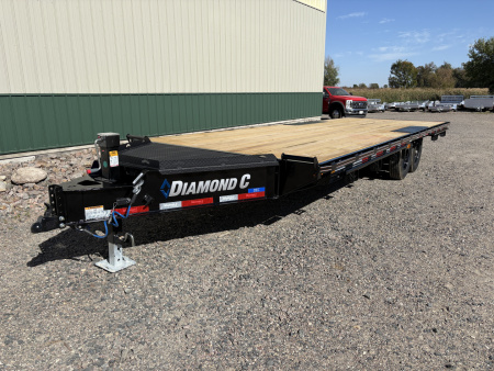 New 2026 24' 14k Diamond C Deckover Trailer