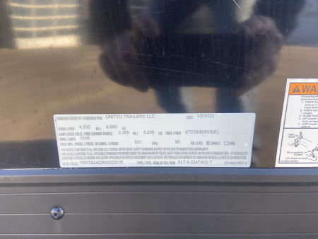 Used United XLT-8.5X24 Car Trailer