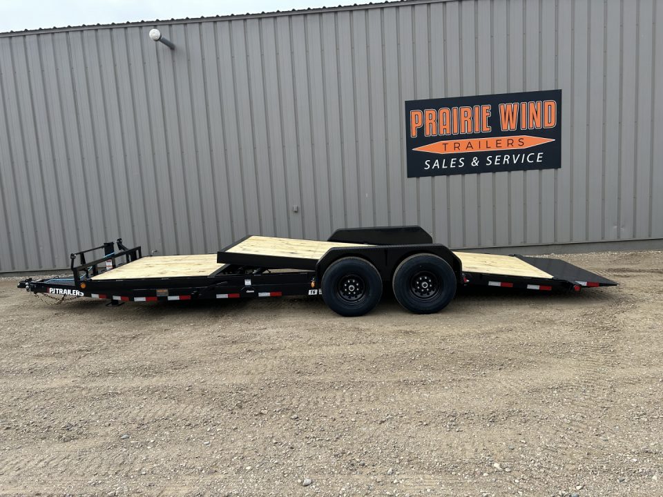 New 2026 PJ Trailers 22' T6 Tiltbed Equipment Tilt Trailer