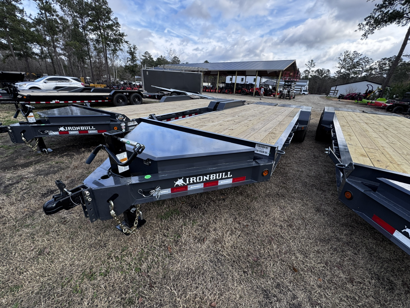 New 2026 Iron Bull 83X22 W/ RAMPAGE RAMPS 14K Equipment Trailer