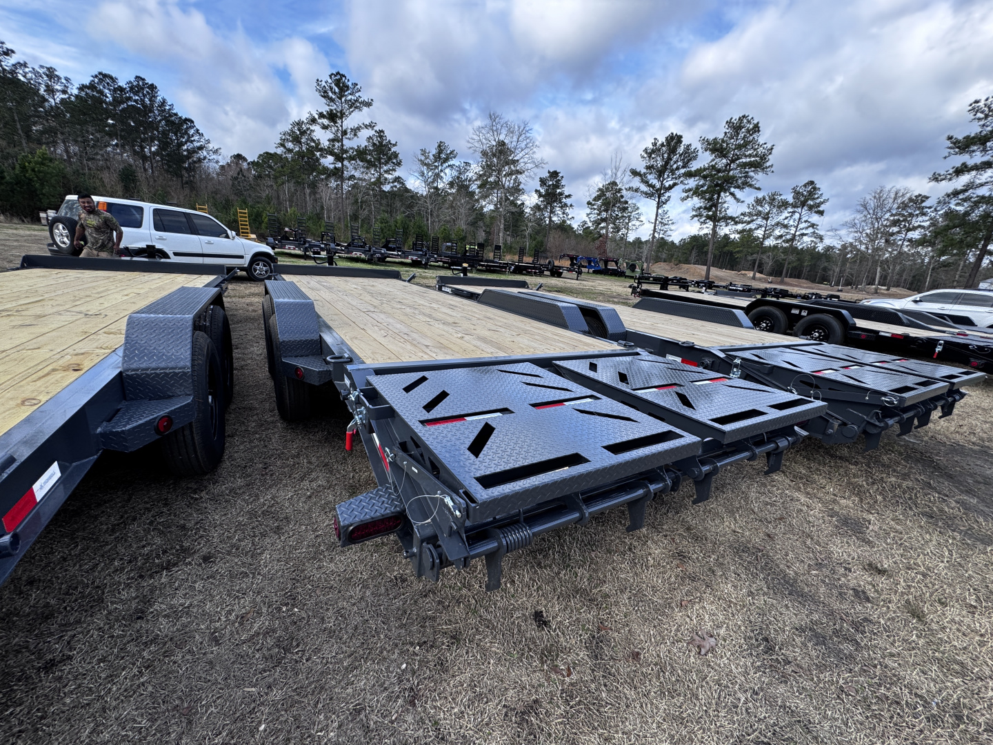 New 2026 Iron Bull 83X22 W/ RAMPAGE RAMPS 14K Equipment Trailer