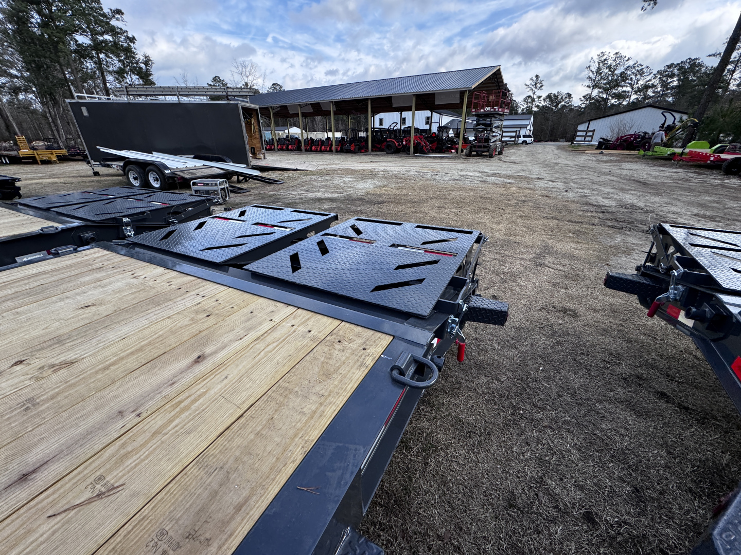 New 2026 Iron Bull 83X22 W/ RAMPAGE RAMPS 14K Equipment Trailer