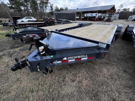 New 2026 Iron Bull 83X22 W/ RAMPAGE RAMPS 14K Equipment Trailer