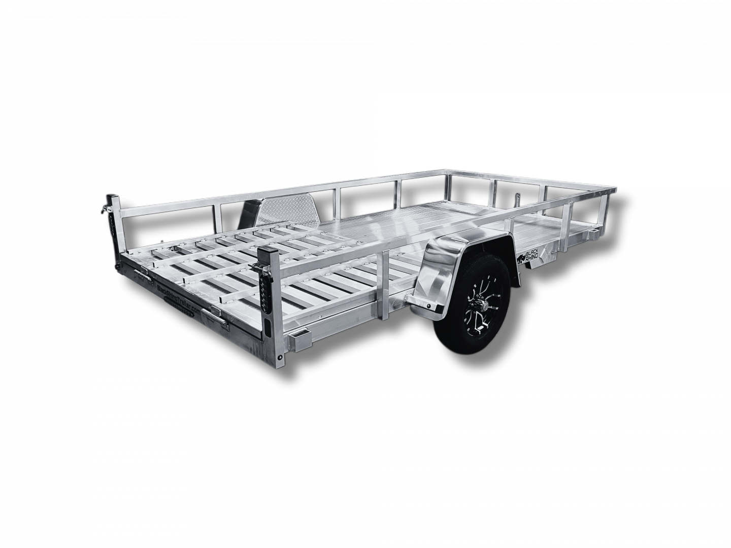 New 2026 BLACK RHINO LSS612 6' x 12' Utility Trailer