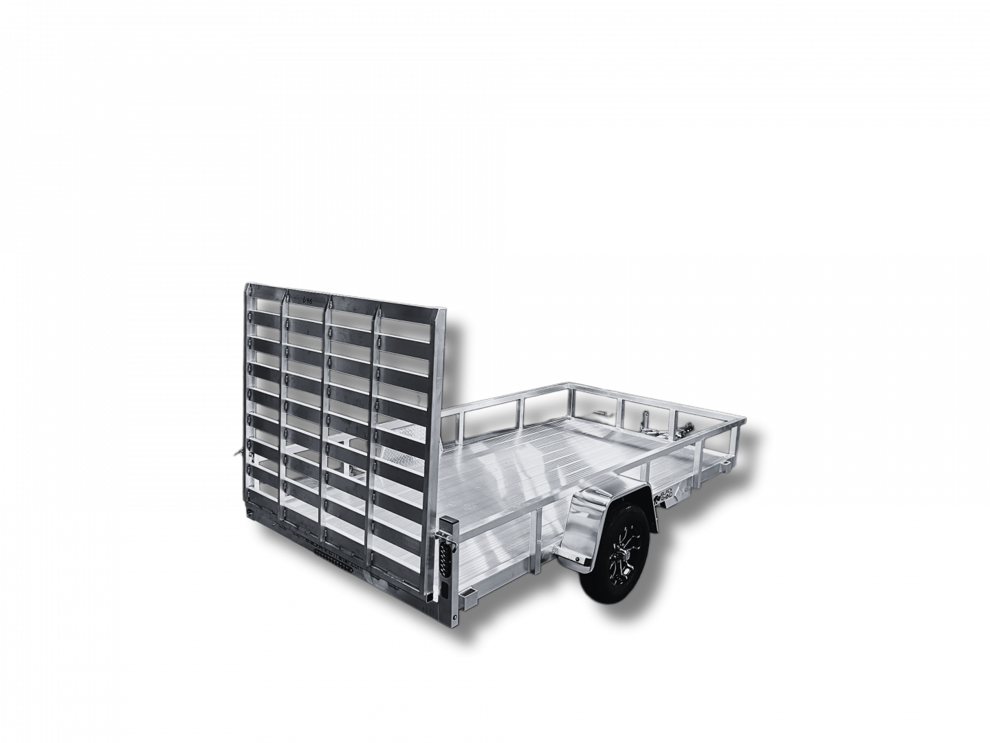 New 2026 BLACK RHINO LSS612 6' x 12' Utility Trailer