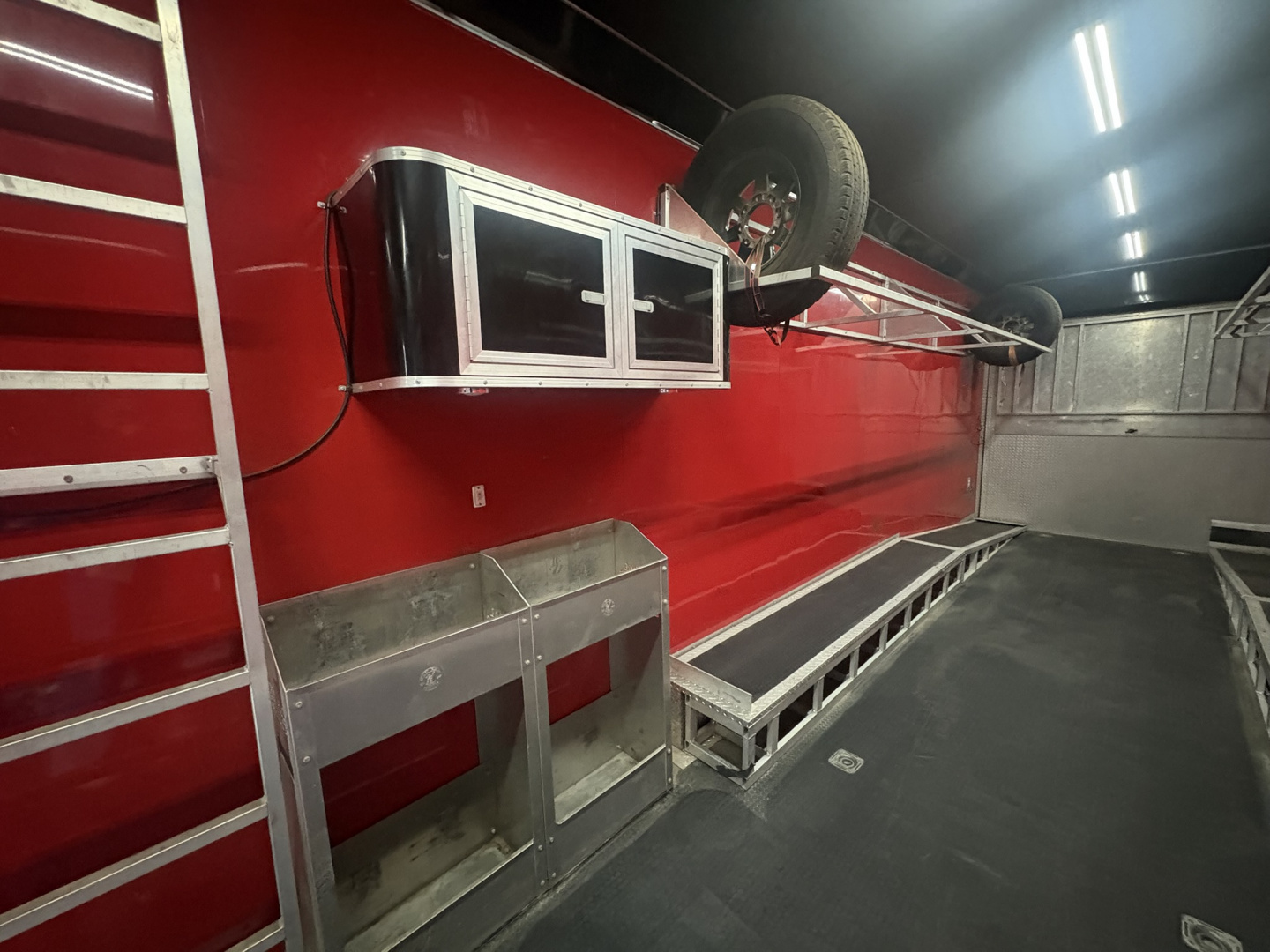 Used USED MTI 44' GOOSENECK RACE TRAILER