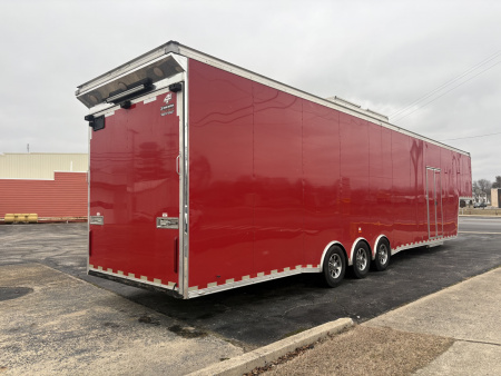 Used USED MTI 44' GOOSENECK RACE TRAILER
