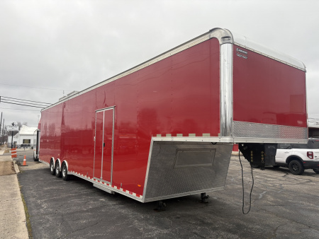Used USED MTI 44' GOOSENECK RACE TRAILER