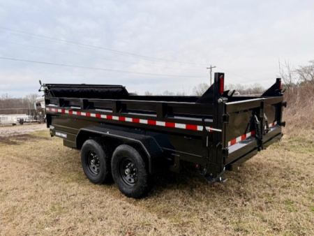 New 2026 Sure-Trac 7x14 14K HD Low Profile Telescopic Dump Trailer