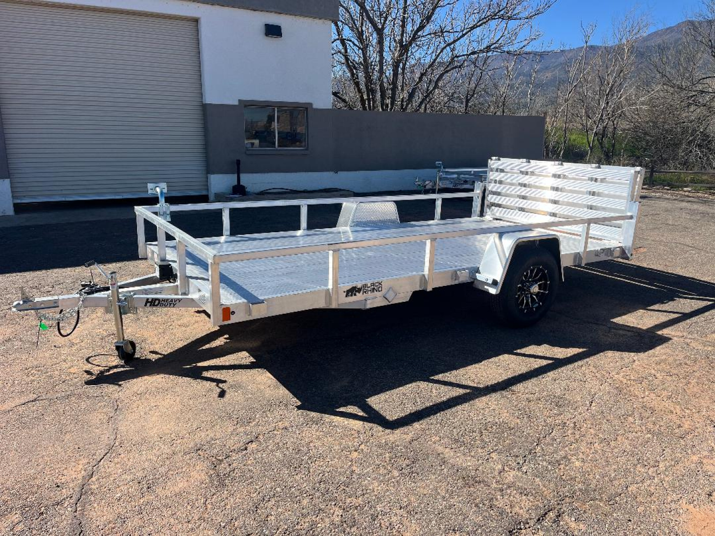 New 2026 Black Rhino LSS714A-5 Landscape Trailer 7'x14' 5k axle
