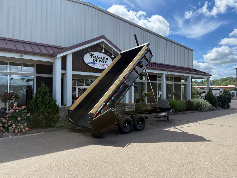 New Liberty 6'11" x 16' Telescopic Dump Trailer 15.4K