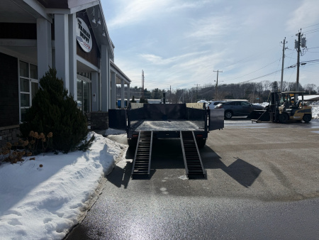 New Liberty 6'11" x 16' Telescopic Dump Trailer 15.4K