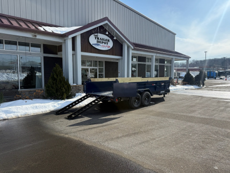 New Liberty 6'11" x 16' Telescopic Dump Trailer 15.4K