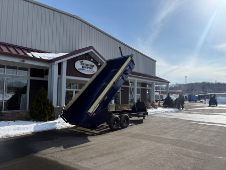 New Liberty 6'11" x 16' Telescopic Dump Trailer 15.4K