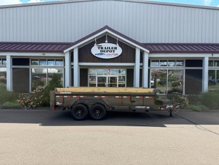New Liberty 6'11  x 16' Telescopic Dump Trailer 15.4K
