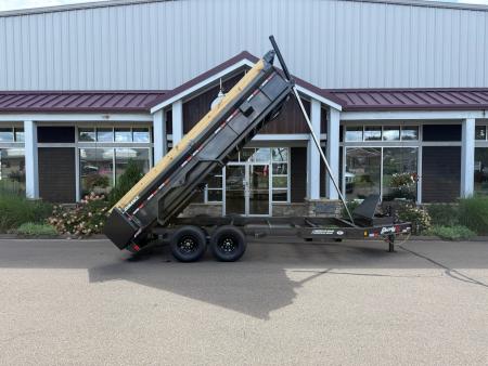New Liberty 6'11" x 16' Telescopic Dump Trailer 15.4K