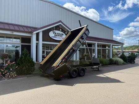 New Liberty 6'11" x 16' Telescopic Dump Trailer 15.4K