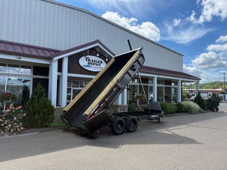 New Liberty 6'11" x 16' Telescopic Dump Trailer 15.4K
