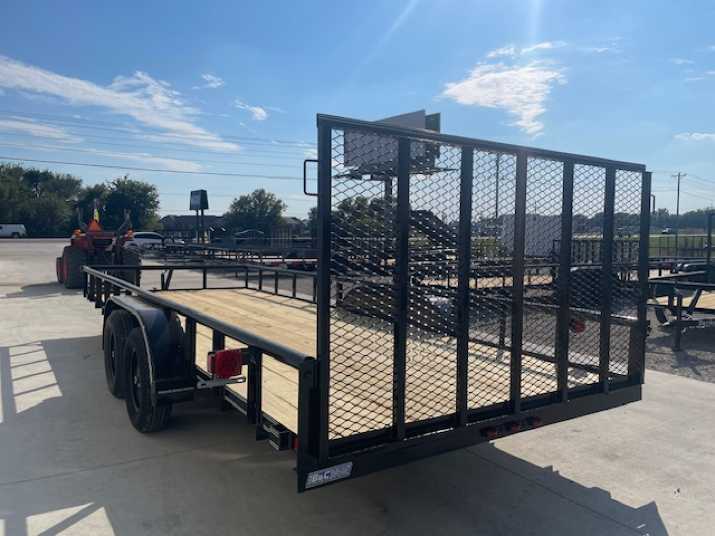 New 2026 DAVIDSON 83X20 TANDEM AXLE PIPE TOP UTILITY W/4' GATE