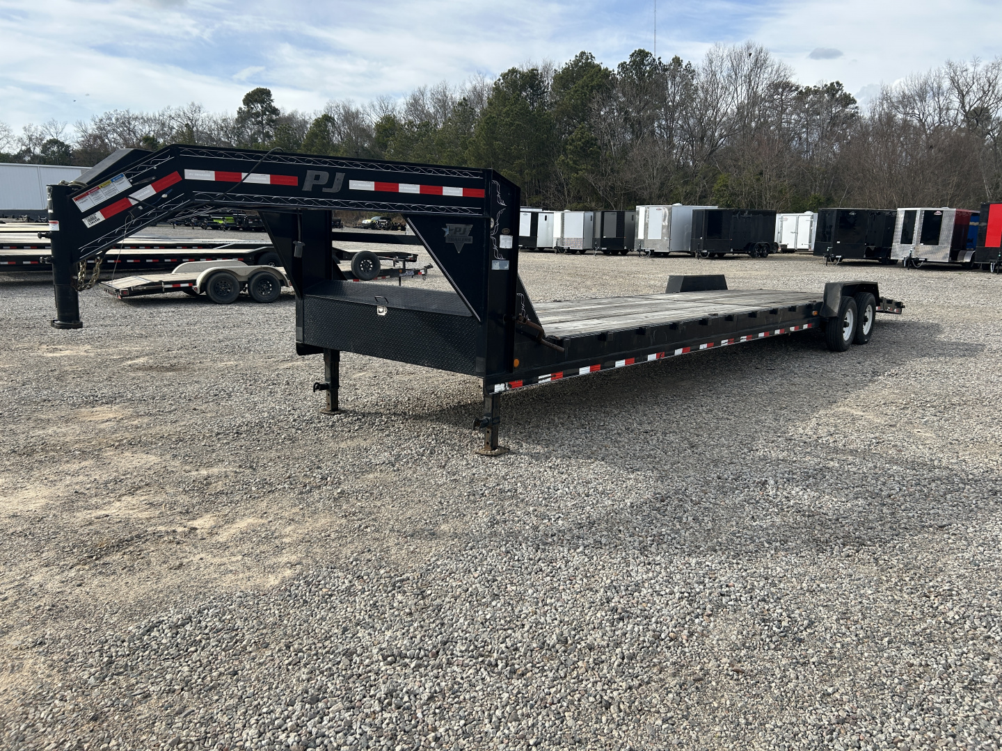 Used 2017 PJ Trailers 7 X 36 14K Equipment Trailer