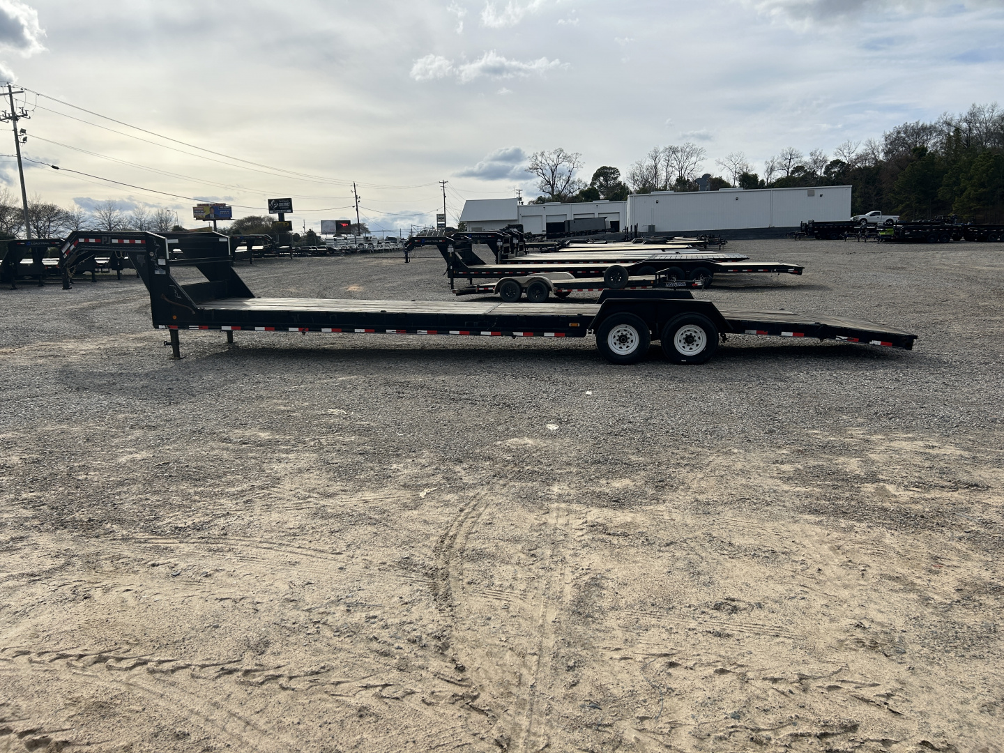 Used 2017 PJ Trailers 7 X 36 14K Equipment Trailer