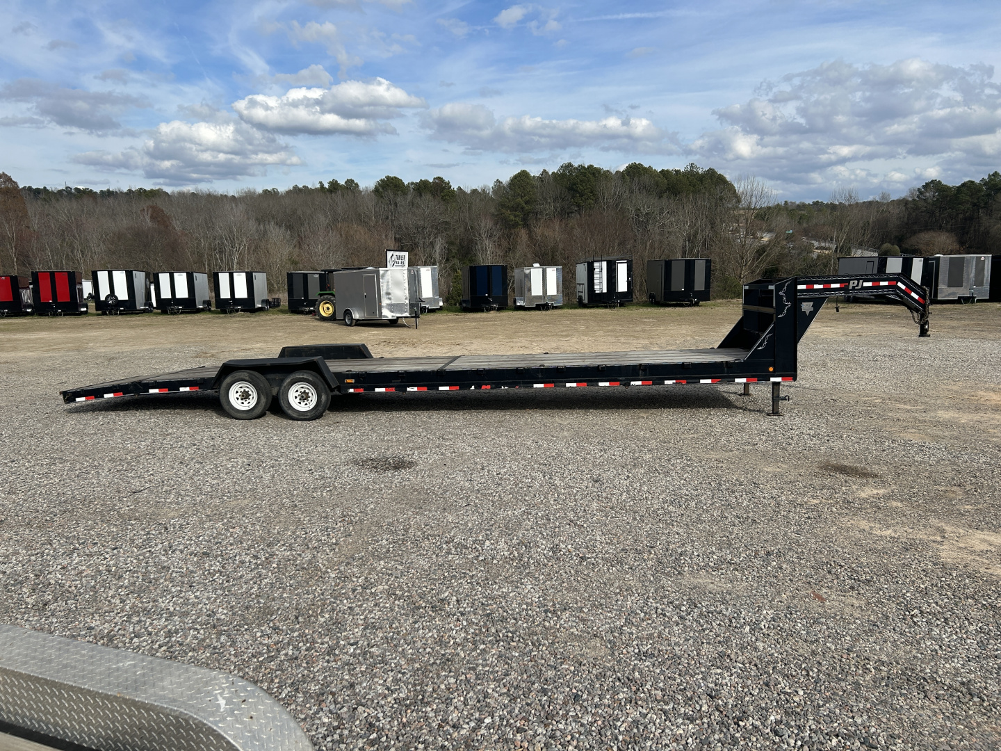 Used 2017 PJ Trailers 7 X 36 14K Equipment Trailer