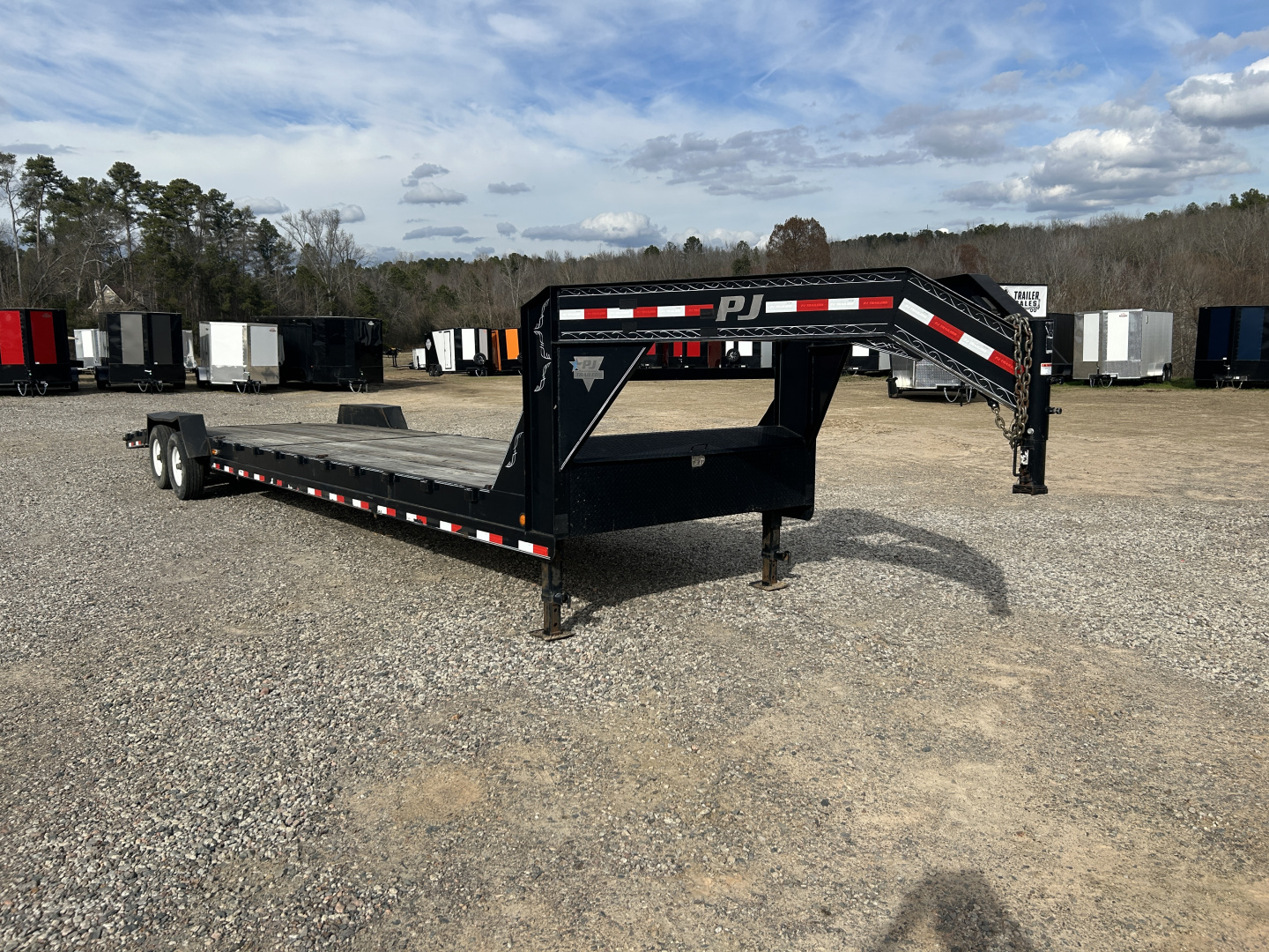 Used 2017 PJ Trailers 7 X 36 14K Equipment Trailer