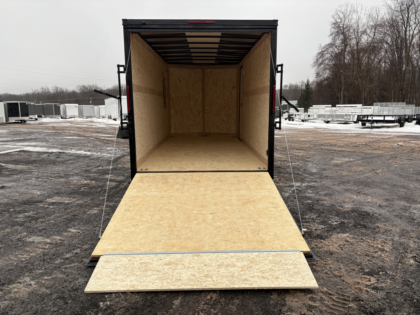 New 2026 WELLS CARGO Fasttrac Deluxe 7x16 7' Interior 7K Cargo / Enclosed Trailer with Rear Ramp