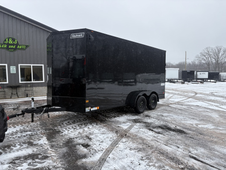 New 2026 Haulmark Passport Deluxe 7x16 7K 7' Interior Cargo / Enclosed Trailer with Rear Ramp