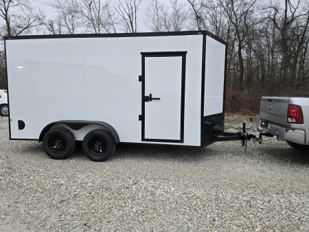New 2026 Maximum Cargo Trailers 7x14 TA, 7' interior height , 35k axles, .080 polycore Cargo / Enclosed Trailer