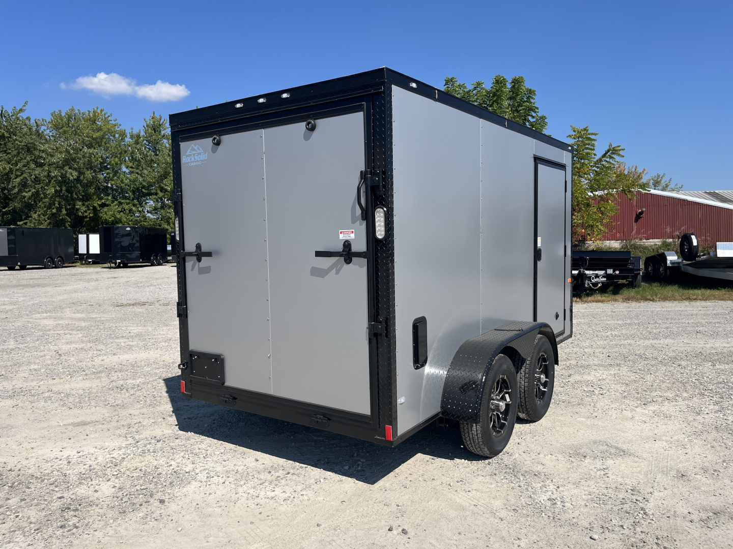 New 2026 Rock Solid Cargo 6'x12'x7' Cargo / Enclosed Trailer 7K GVWR