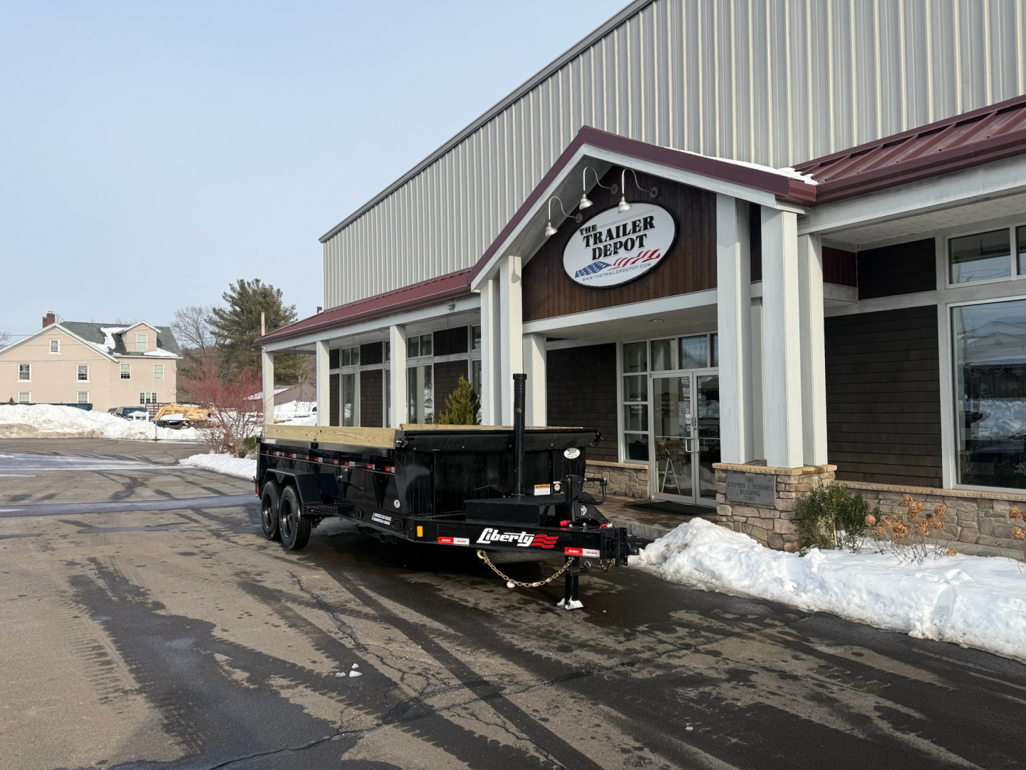 New Liberty 6'11 x 16' Telescopic Dump Trailer 17.5K