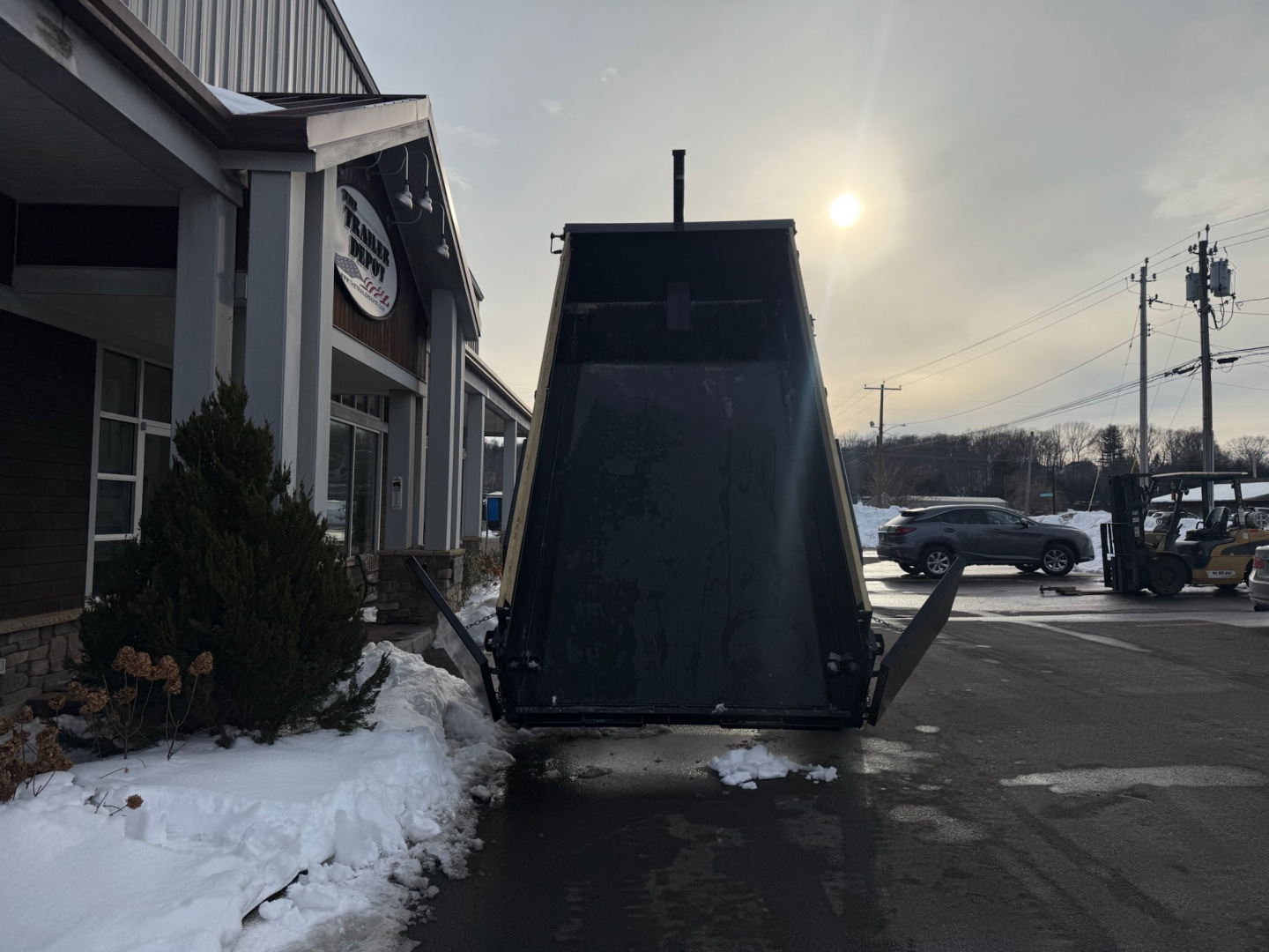 New Liberty 6'11 x 16' Telescopic Dump Trailer 17.5K