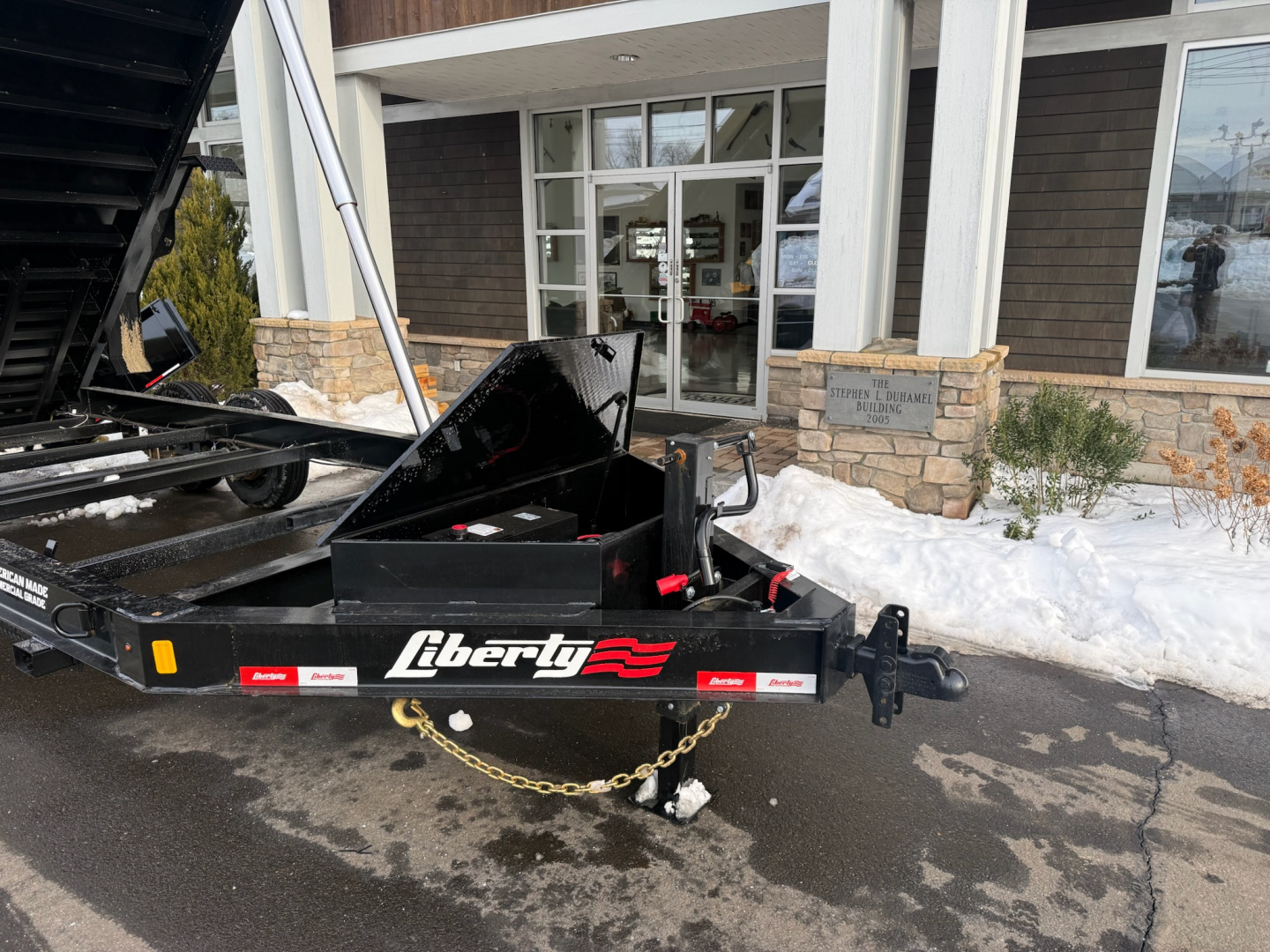 New Liberty 6'11 x 16' Telescopic Dump Trailer 17.5K